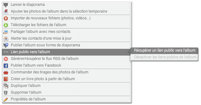 Les albums publics de Joomeo