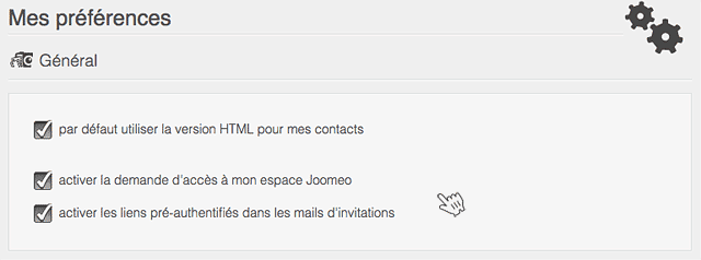Modifiez vos préférences
