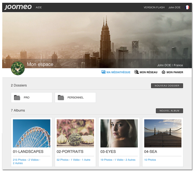 Joomeo HTML5 - La nouvelle interface