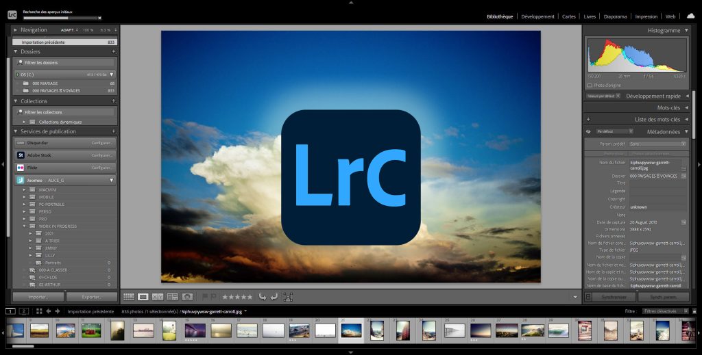 Le plugin Lightroom Classic de Joomeo