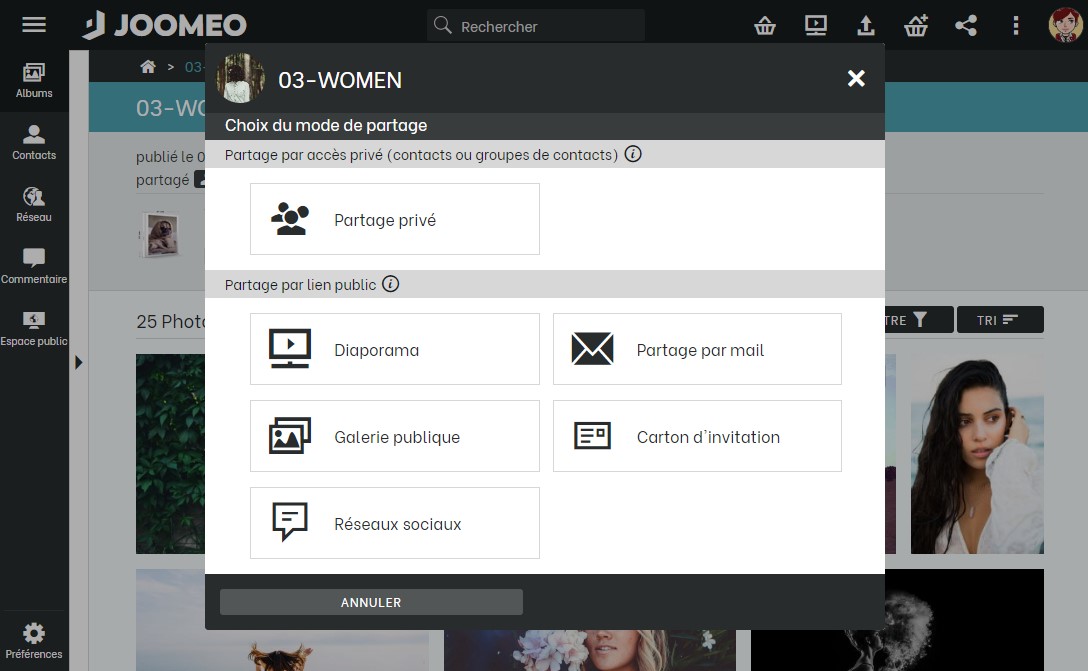 Découvrez les dernières nouveautés de Joomeo - Partage photo